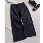 Men's Simple Loose Casual Primary Color Jeans