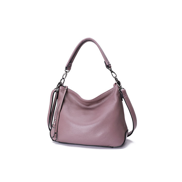 All-match Crossbody Bag Closed-toe Layer Cowhide Portable