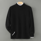 Half Turtleneck Men's Autumn And Winter New Pullover Sweater Loose Sweater