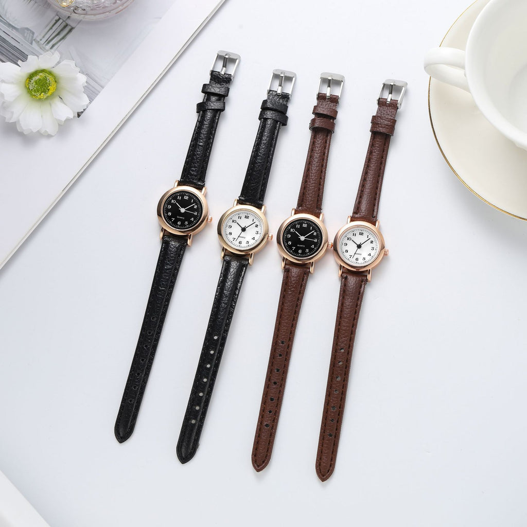 Female Student Korean Style Cute Literary Thin Strap Small Dial Couple Watch