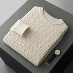 New Fashion Twist Round Neck Sweater For Men