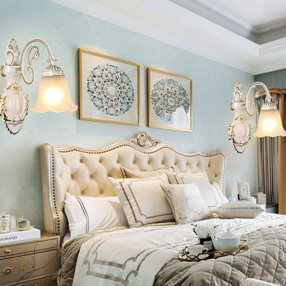 American Wall Lamp European-style About Bedroom Bedside Lamp Aisle Corridor