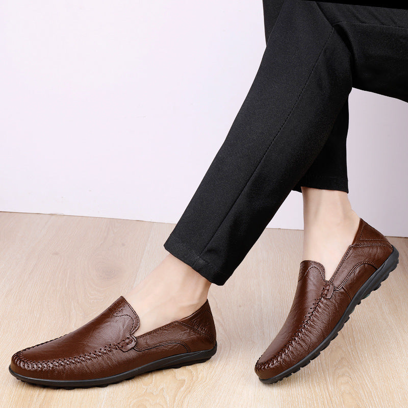 Cowhide Men's Business Casual Leather Shoes