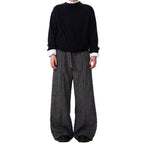 Retro Old Money Style Draping Casual Suit Pants