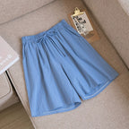 New Cotton And Linen Loose Shorts For Women