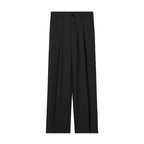 Autumn Trendy Korean Style Drooping Straight Suit Pants Men