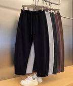 Heavy Industry Pleated Stand Cut Banana Pants Loose Wide Leg Solid Color