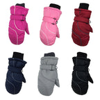 Children's Thickened Warm Stitching Ski Gloves