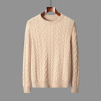 New Men's Round Neck Loose Sweater
