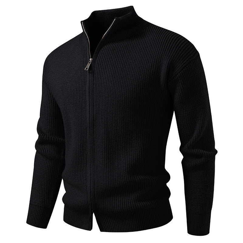 Men's Zipper Cardigan Sweater Coat
