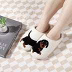 New Comfort Home Dachshund Warm Winter Cotton Slippers
