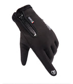 Warm sports plus velvet mountaineering ski gloves