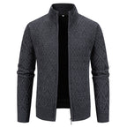 Korean Autumn And Winter Trendy Casual Fashion Stand-up Collar Cardigan Coat Men
