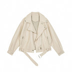 Locomotive Leather Coat Women