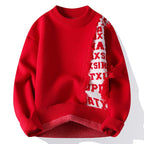 Fashionable Knitted Pullover Men's Long Sleeve