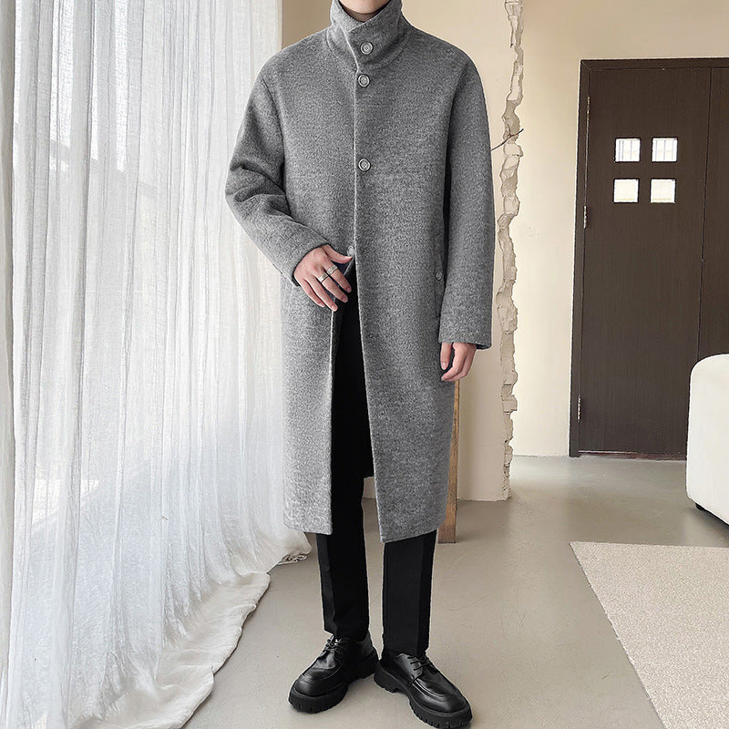Winter Overknee Long Cotton And Thickening Woolen Coat