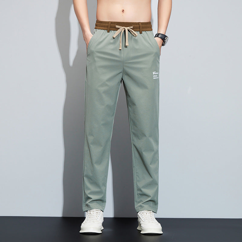 Ice Silk Quick-drying Loose Straight Sports Casual Pants