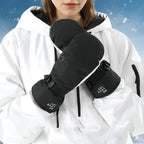Women's Fingerless Outdoor Riding Warm Ski Gloves