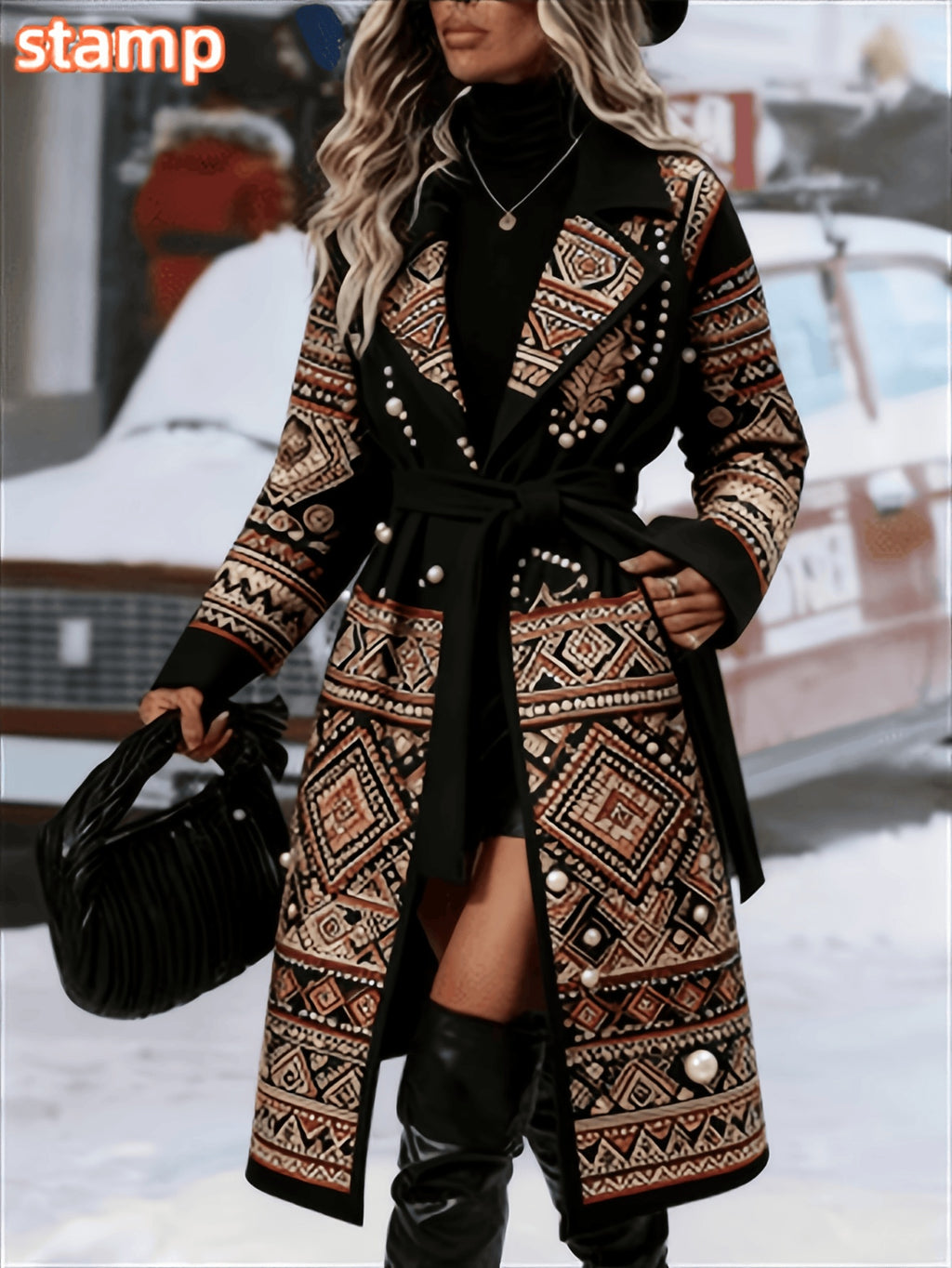Fashionable Casual Long Coat