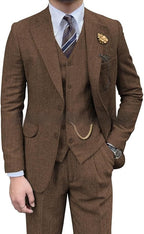 Men's Casual Fashion Three-piece Set
