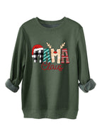 Women's Plus Size Loose All-matching Fleece-lined Sweater