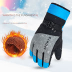 Men Ski Gloves Thickened And Velvet