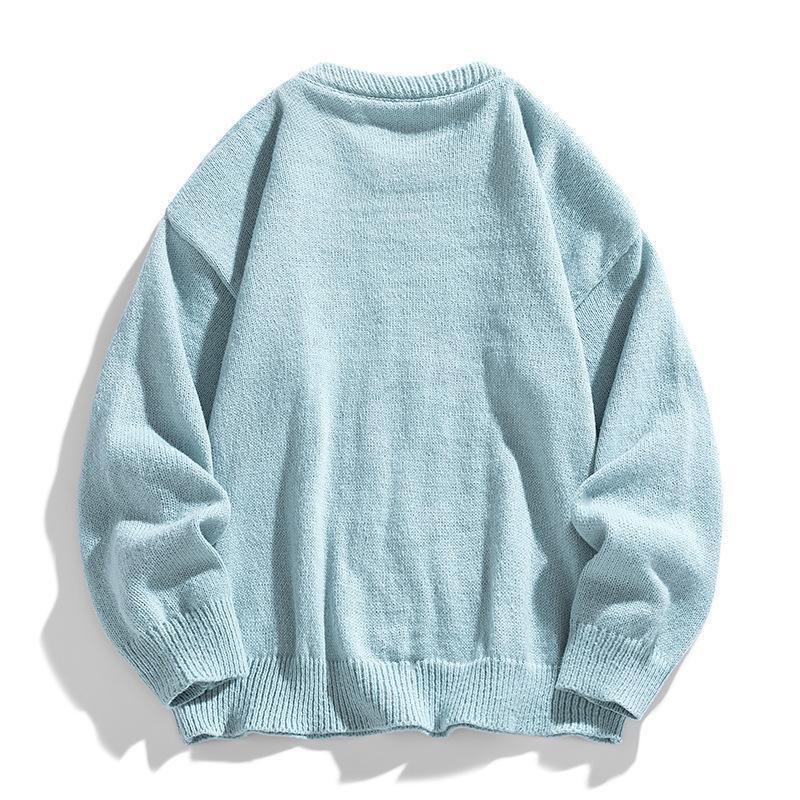 Twist Stripes Pullover Bottoming Shirt Autumn And Winter Furry Sweater