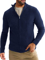 Men's Half-high Collar Cardigan Sweater Coat