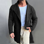 Long Sleeve Slim-fit Mid-length Sweater Cardigan European And American Large Size