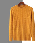Plus Size Men's Thickened Mink Sweater Woolen Sweater