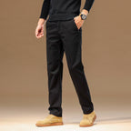 Men Fashion Brands Fashionable All-match Loose Straight Casual Trousers