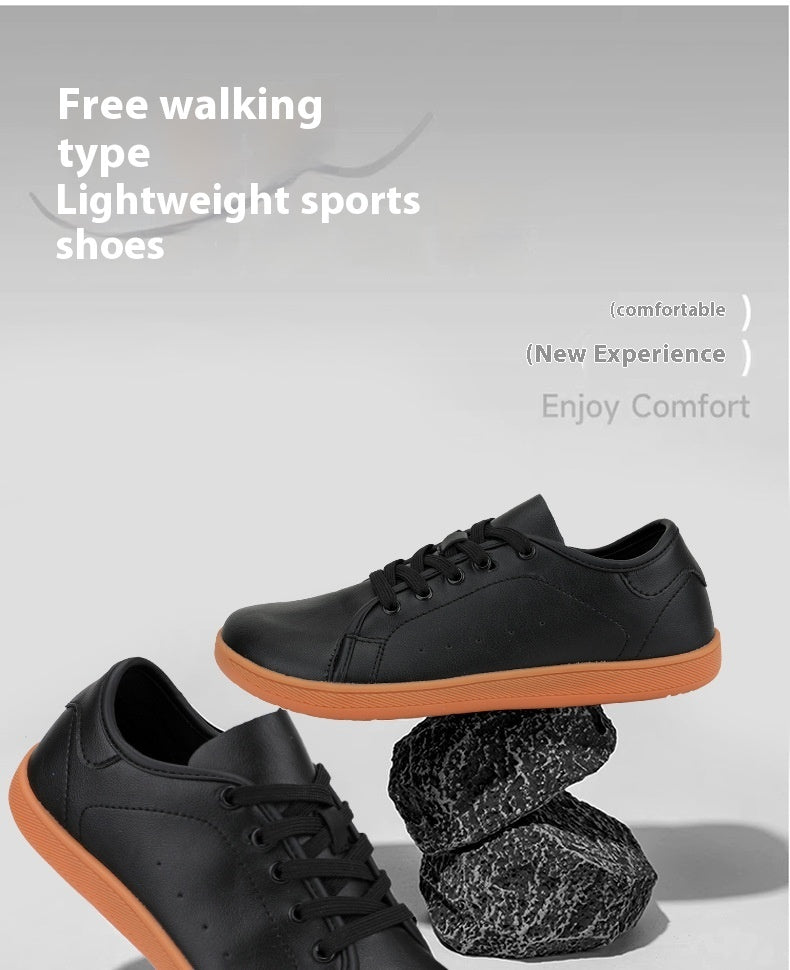 Wide Toe Shoes Leather Non-slip Breathable Outdoor Wide Last Breathable Shoes Loose And Comfortable