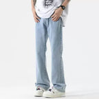 American Retro Black Casual Workwear Washed Pants