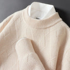 Autumn And Winter New Pure Color Men's Knitted Base Cardigan
