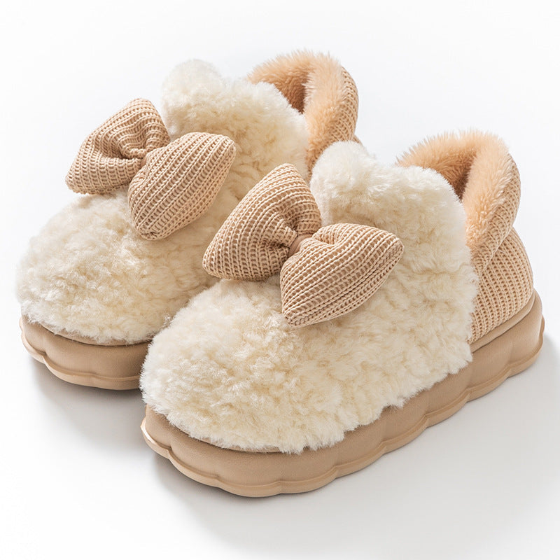 Indoor Home Thermal Non-slip Cotton-padded Shoes