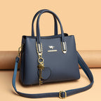 Large Capacity Versatile Women's Bag With Lychee Texture