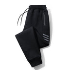 Men's Versatile Straight-leg Casual Cropped Pants Loose With Cuffed Hem
