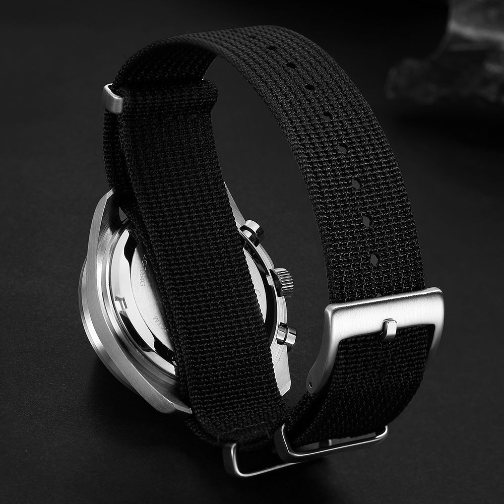 Cadisson Quartz Watch Movement Big Three Eyes Multi-functional Casual Waterproof