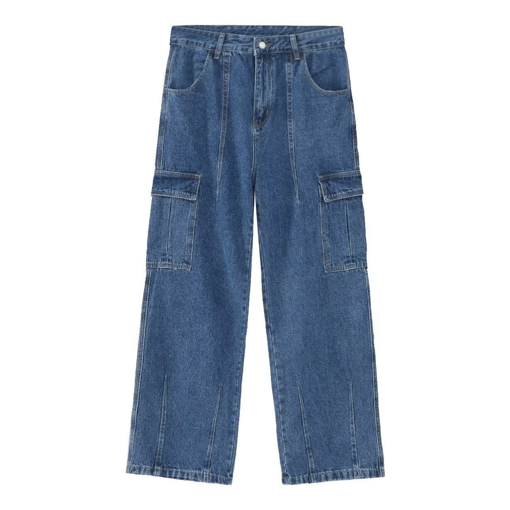 American Retro Loose Casual Workwear Jeans Wholesale