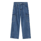 American Retro Loose Casual Workwear Jeans Wholesale