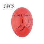 Egg Timer Perfect Color Changing Timer Yummy Soft Hard Boiled Eggs Cooking Kitchen Eco-Friendly Resin Egg Red Timer Tools