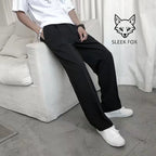 Autumn Trendy Korean Style Drooping Straight Suit Pants Men