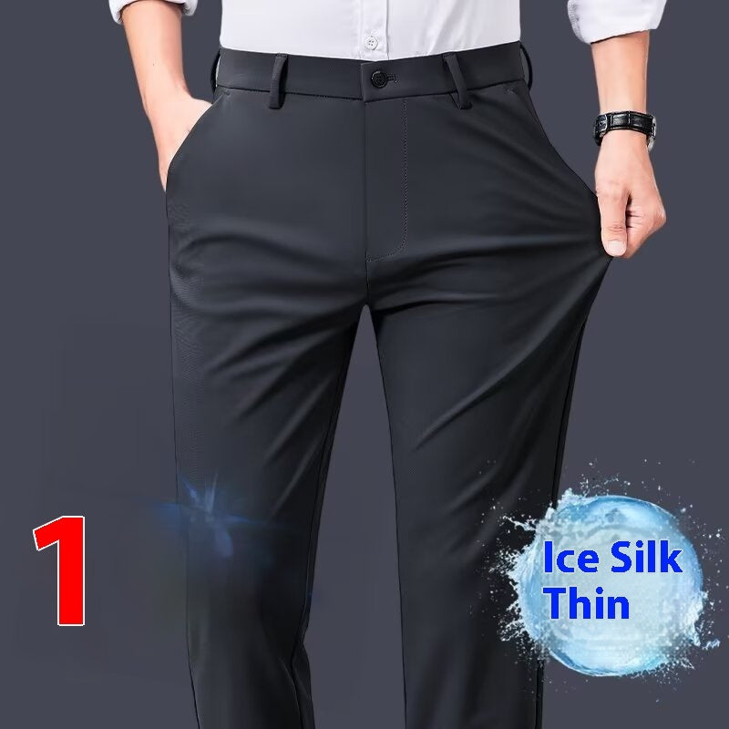 Men's Business Casual Trousers Spring And Summer Drape