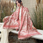 Female Versatile Fashion Thickened Warm Cashmere Scarf