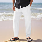 Tether Wide Leg Straight Men's Casual Pants