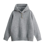 New Hooded Knitwear Sweater Men's Loose And Lazy Style
