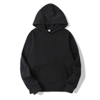 Solid Color Hooded Sweater For Men And Women