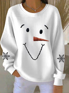 Printed Round Neck Pullover Casual Fashion Autumn And Winter Sweatshirt