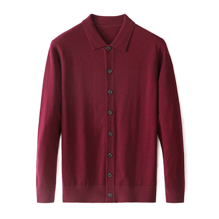 Solid Color 48 Worsted Single-sided Wool Sweater