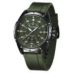 Youth Student Quartz Exam Watch Men's Silicone Waterproof 520 Gift For Boyfriend